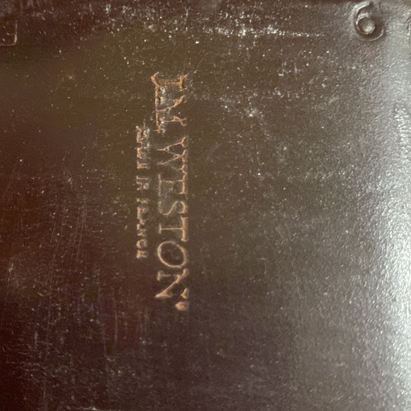 JM Weston French-made brown leather loafers main image 4